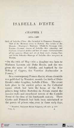Chapter I: 1474-1490