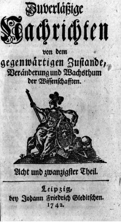 Acht und zwanzigster Theil.
