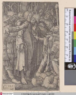 [Der Verrat des Petrus; Die Gefangennahme Christi; The Betrayal of Christ; Matth. 26, 47-56; Mark. 14, 43-52; Luk. 22, 47-53; Joh. 18, 1-11]
