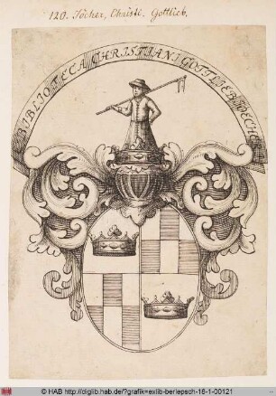 Wappen des Christian Gottlieb Jöcher