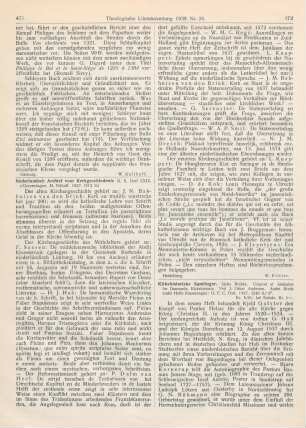 472-473 [Rezension] Kirkehistoriske Samlinger; 1937