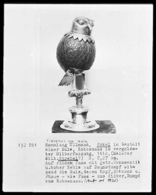 Pokal in Gestalt einer Eule
