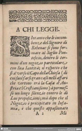 A Chi Legge