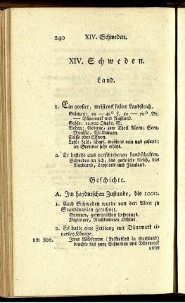 XIV. Schweden