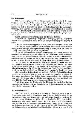 Die Leibeserziehung in der Volksschule