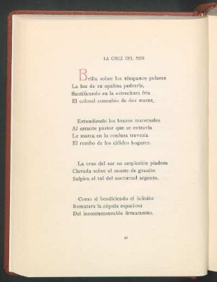 La cruz del sur