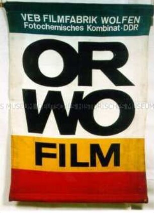 Werbefahne "ORWO"