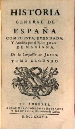 Historia General De España. 2