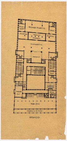 Haus der Freundschaft, Istanbul Vorprojekt 2: EG (letzte Fassung)