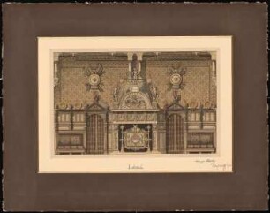 Jagdschloss: Wandabwicklung Festsaal