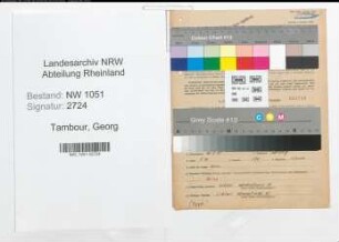 Entnazifizierung Georg Tambour , geb. 20.08.1908 (Buchhalter)