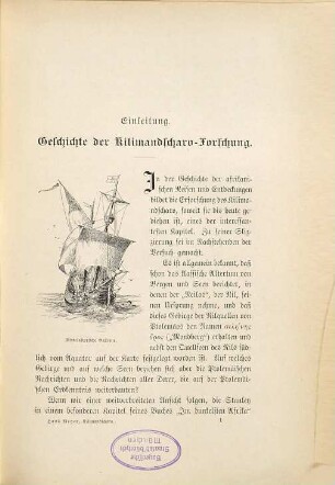 Ostafrikanische Gletscherfahrten : Forschungsreisen im Kilimandscharo-Gebiet