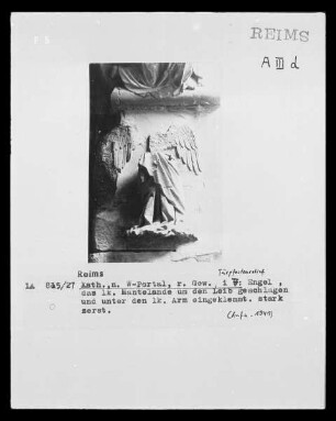 Nördliches Westportal — Südlicher Türpfosten — Engel, i 7