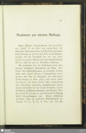 Nachwort zur vierten Auflage