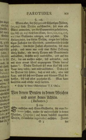 Von denen Beulen in denen Weichen und unter denen Achseln. (Bubones.)