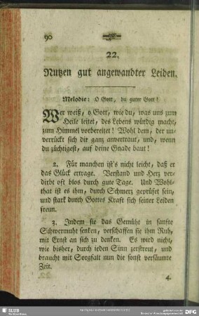 22. Nutzen gut angewandter Leiden