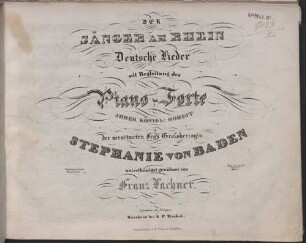 Der Sänger am Rhein : dt. Lieder mit Begl. d. Piano-Forte ; (op. 59)