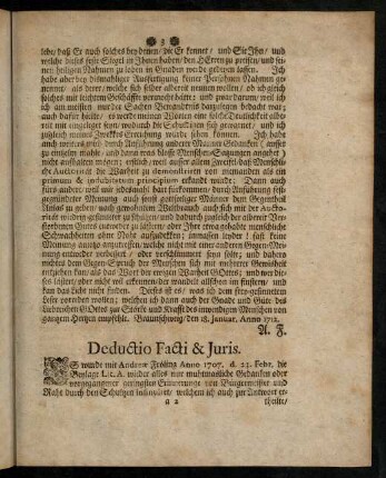 3-19, Deductio Facti & Juris.