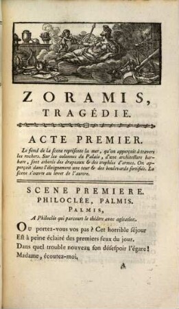 Zoramis, Roi De Crete, Ou Le Ministre Vertueux : Tragédie Nouvelle, En Cinqu Actes Et En Vers