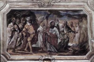 Paulus auf Malta wird vom Biß der Viper verschont