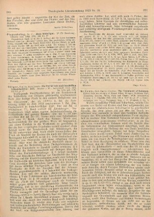 370-372 [Rezension] McCown, Chester Charlton, The Testament of Solomon