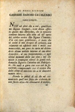 Memorie intorno alla vita e agli scritti di Clem. Baroni Cavalcabo