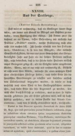 228-232 Aus der Seelsorge