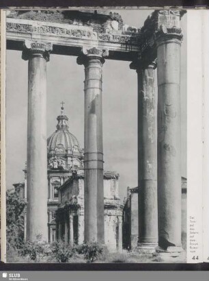 Der Tempel des Saturn auf dem Forum Romanum