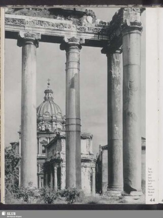 Der Tempel des Saturn auf dem Forum Romanum