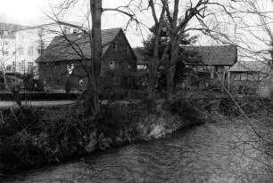 Fachwerkwohngebäude; Alsfeld, Fulder Tor 32, Mühlgraben