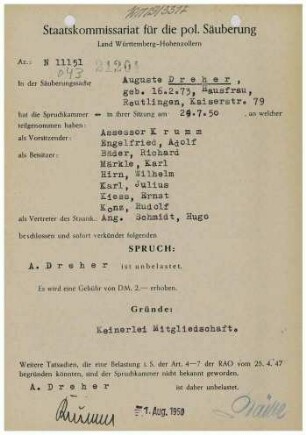 Dreher, Auguste