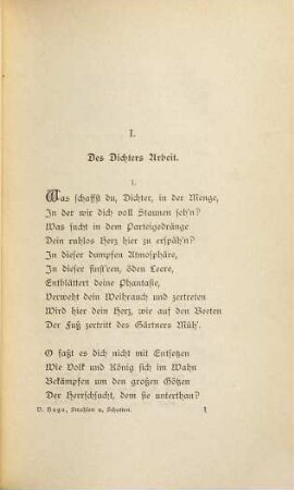 Strahlen und Schatten (Les rayons et les ombres) : Gedichte von Victor Hugo. Ins Deutsche übertragen von Hildegard Stradal