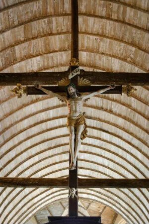 Frankreich. Bretagne. Finistere. La Martyre. Kirche innen