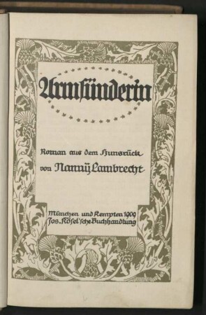 Armsünderin : Roman aus dem Hunsrück