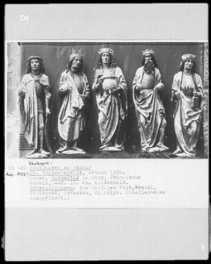 Die Heiligen Veit, Wenzel, Sigismund, Modestus, Hippolyt