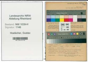 Entnazifizierung Gustav Hoelscher , geb. 08.03.1910 (Postbeamter)