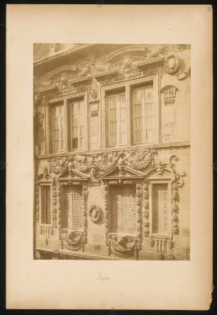 Maison Milsand, Dijon: Teilansicht der Straßenfassade