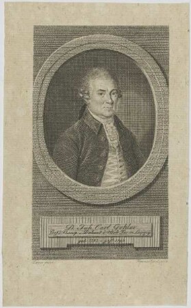 Bildnis des Joh. Carl Gehler