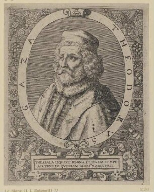 Bildnis des Theodorvs Gaza