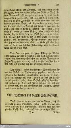VIII. Pflanzen mit vielen Staubfäden