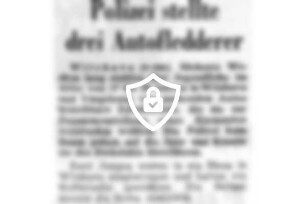 Polizei stellte drei Autofledderer