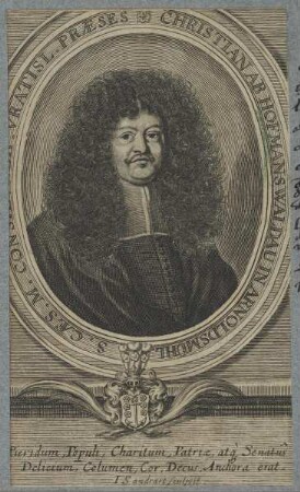Bildnis des Christian ab Hofmannswaldau