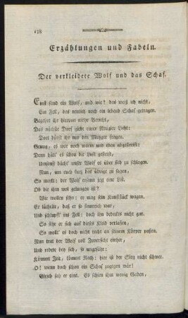 Der verkleidete Wolf und das Schaf.