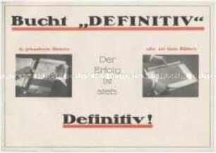 "Definitiv"-Kontroll-Buchhaltung