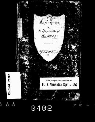 Gerichtshandelsbuch von Schönbach (bei Neusalza)