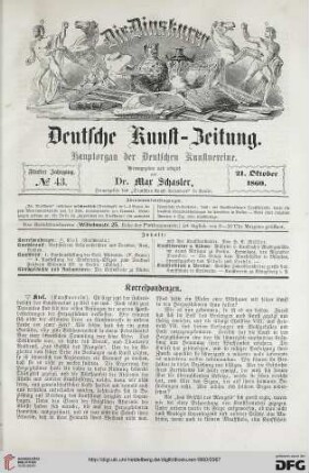 Nr. 43 (21. Oktober 1860)