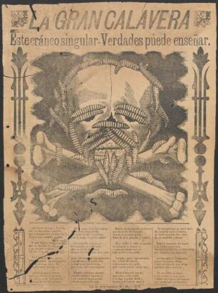 La gran calavera : este cráneo singular, verdades puede enseñar