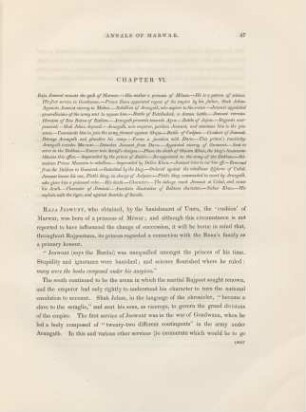 Chapter VI. Raja Jeswunt mounts the gadi of Marwar