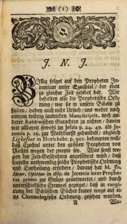 Lebens-Beschreibungen Der Biblischen Scribenten, [14]. Georgii Serpilii Ezechiel, Oder Amständige Nachricht, Von Dieses Propheten Lehre und Leiden, Leben und Tod, Nebst den meisten berühmten Auslegern dieses Propheten. Zur Continuation Der Biblischen Scribenten