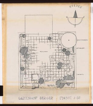 Garten Berger: Gartenplan 1:50